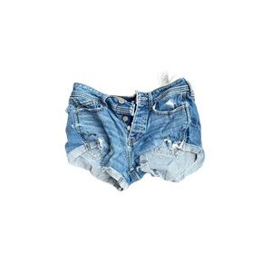 Hollister Light Blue Jean Shorts